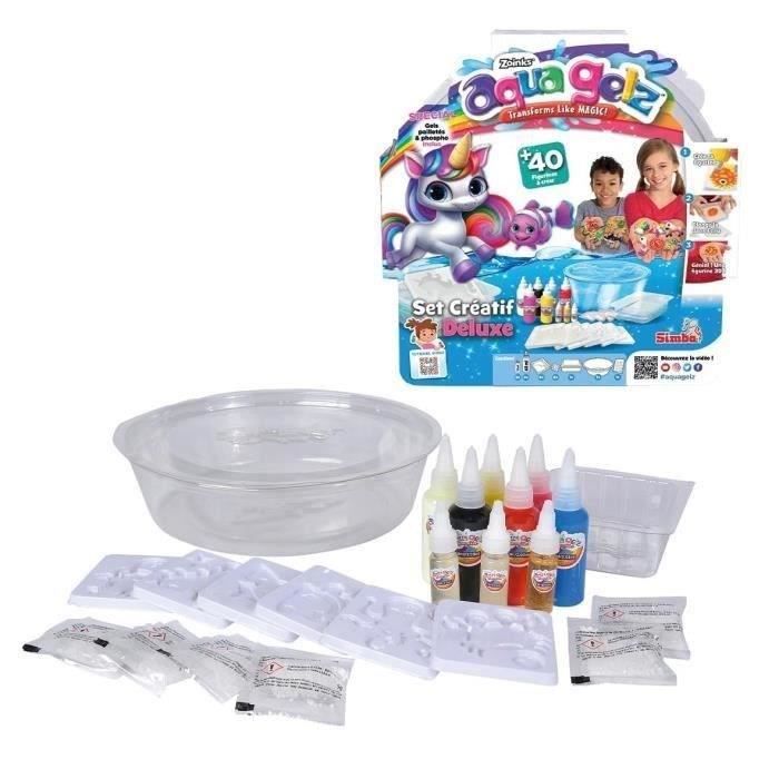 Simba - Aqua Gelz - Deluxe Creative Set - 3D Figure - Creative Kit for Children - Gel Tubs - Ages 8 and up