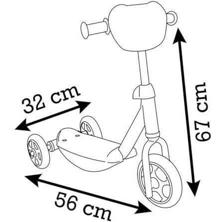 SMOBY - Stitch Scooter 3R