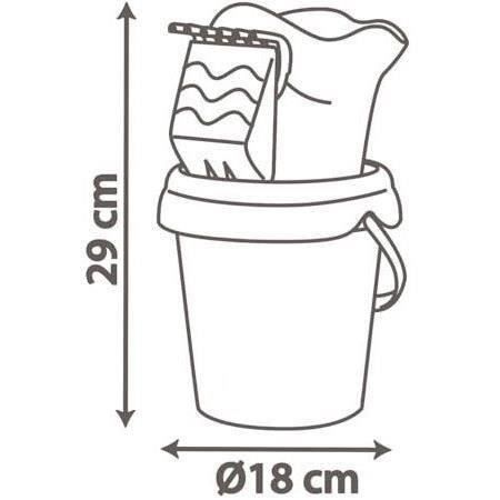 SMOBY - Disney Princess Bucket MM Filled Watering Can