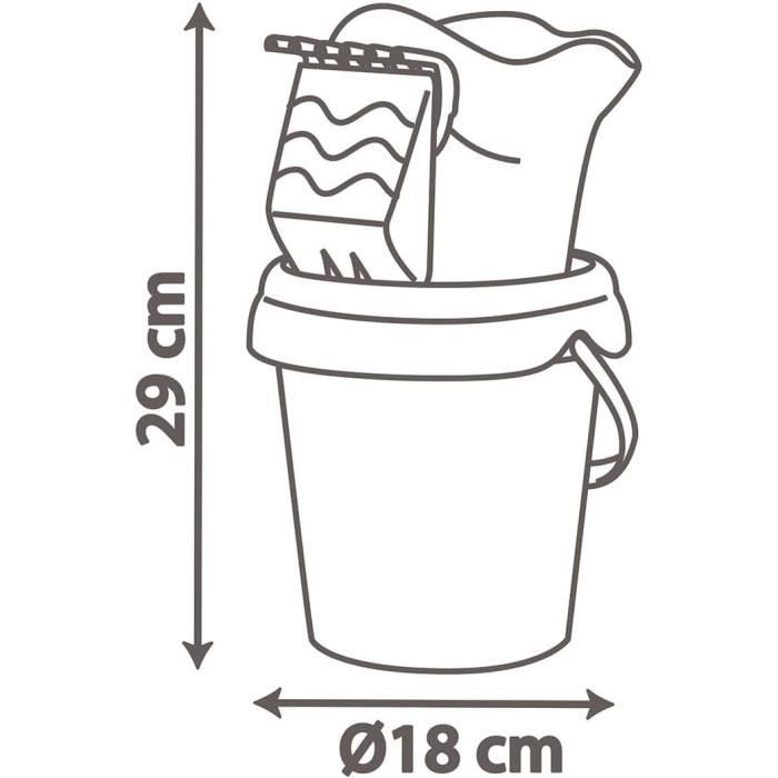 SMOBY - Minnie Bucket MM Filled Watering Can