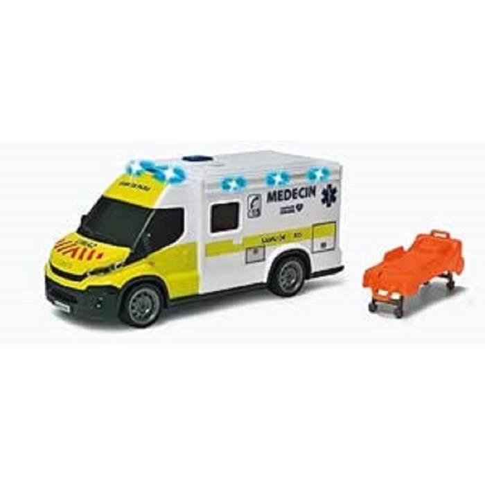 Samu ambulance - Dickie - IVECO Daily - Freewheel - Sound and light effects