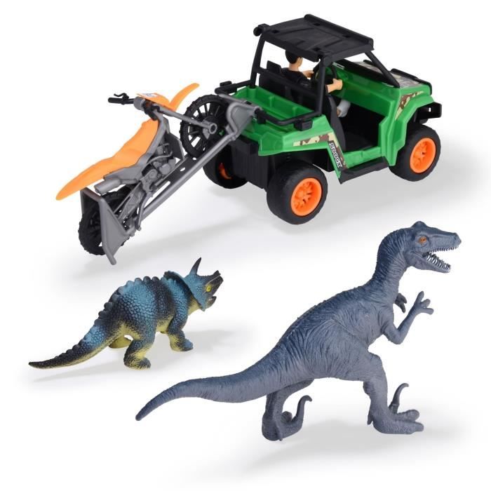 Dinosaur Hunter Box - Dickie - 1 Articulated Figure and 2 Dinosaurs Included