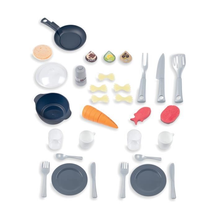 Smoby Tefal scalable kitchen - For children aged 3 - With removable plinths - 31 accessories included