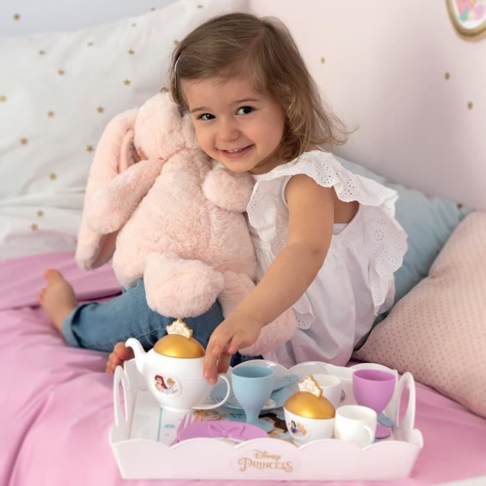 Disney Princess XL Serving Trolley - Smoby - Unisex - Pink - 17 accessories included - Child - From 3 Years Old