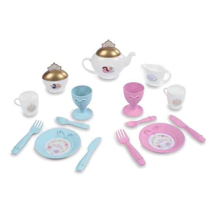 Disney Princess XL Serving Trolley - Smoby - Unisex - Pink - 17 accessories included - Child - From 3 Years Old