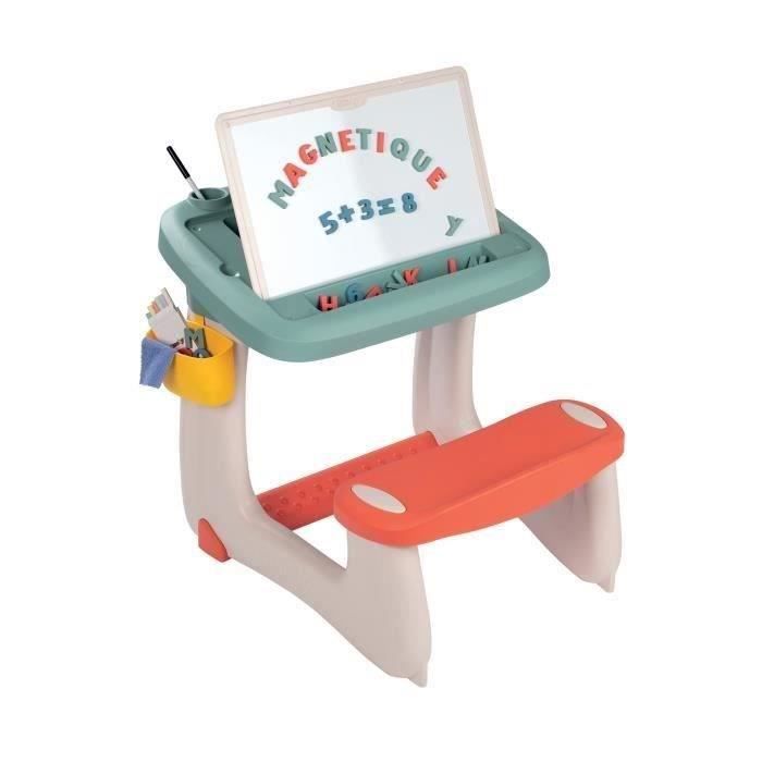 Small Schoolboy Desk - Smoby - 80 Accessories Included - Green - 63 x 69 x 58 - Ages 3 and up