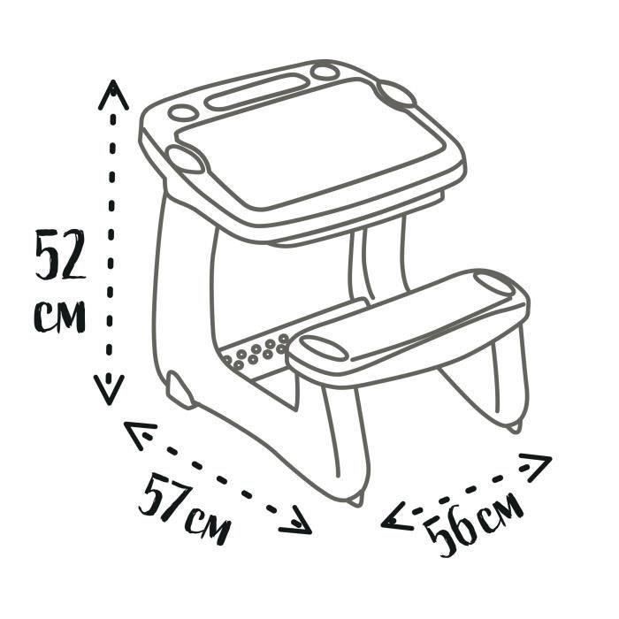 Smoby - Magic Music Stand - 12 Accessories Included - From 2 Years