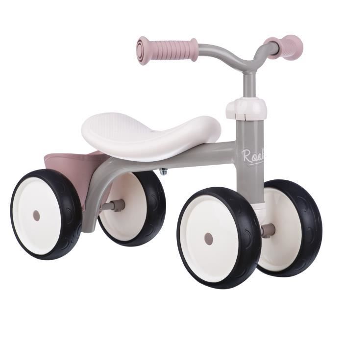 Rookie Pink metal carrier for children aged 12 months - Smoby