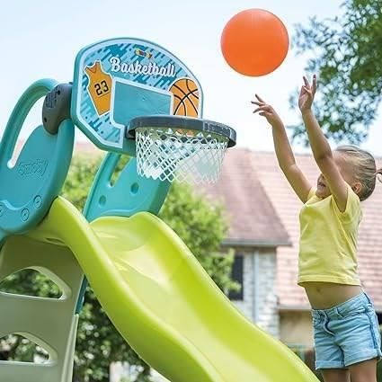 Smoby - Basketball hoop - Smoby slide accessory - 3 in 1 - From 3 years old