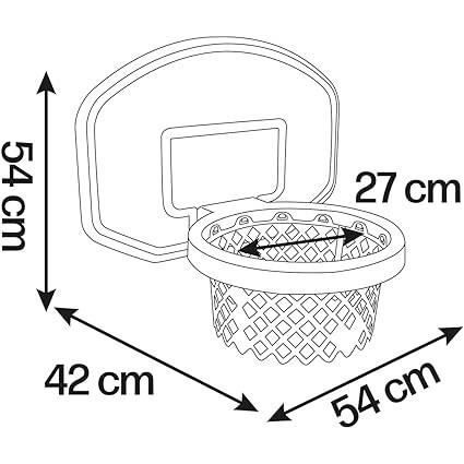 Smoby - Basketball hoop - Smoby slide accessory - 3 in 1 - From 3 years old