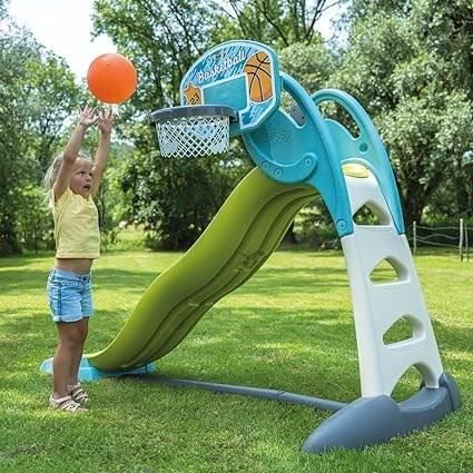 Smoby - Basketball hoop - Smoby slide accessory - 3 in 1 - From 3 years old