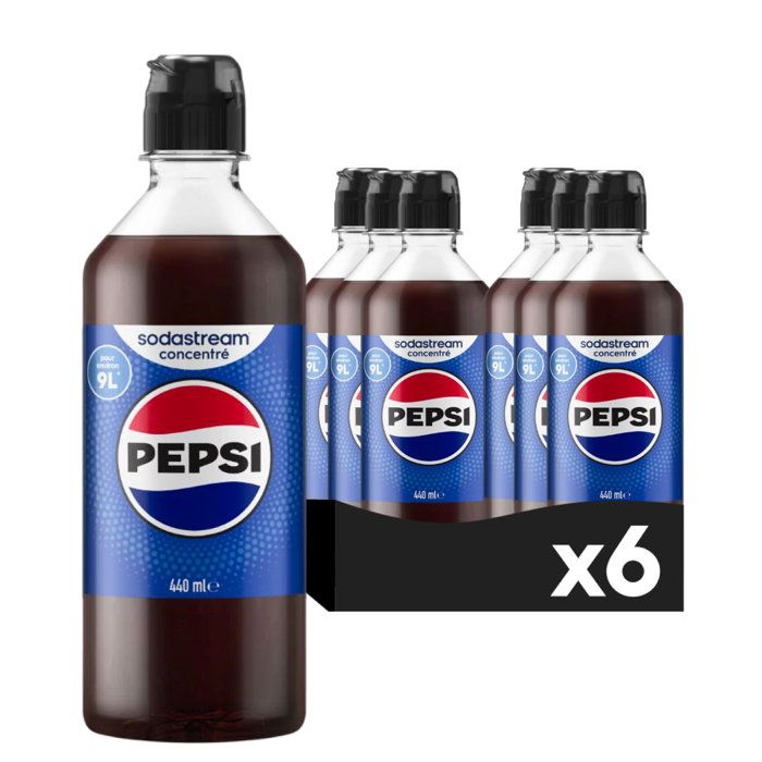 SODASTREAM Concentrated PEPSI 440ml Batch of 6