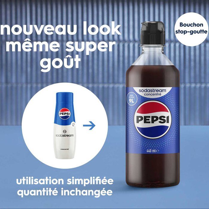 SODASTREAM Concentrated PEPSI 440ml Batch of 6
