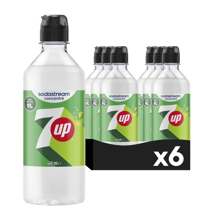 SODASTREAM Concentrate 7UP 440ml Batch of 6