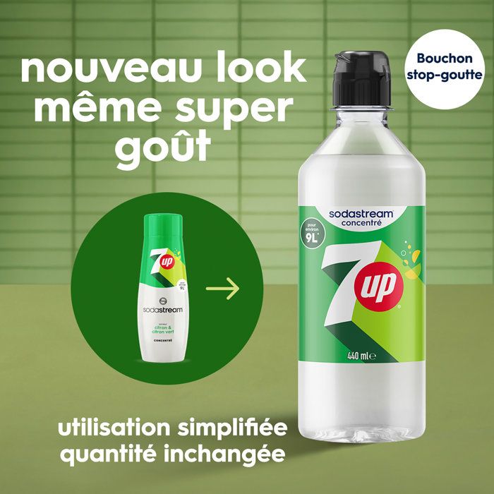 SODASTREAM Concentrate 7UP 440ml Batch of 6