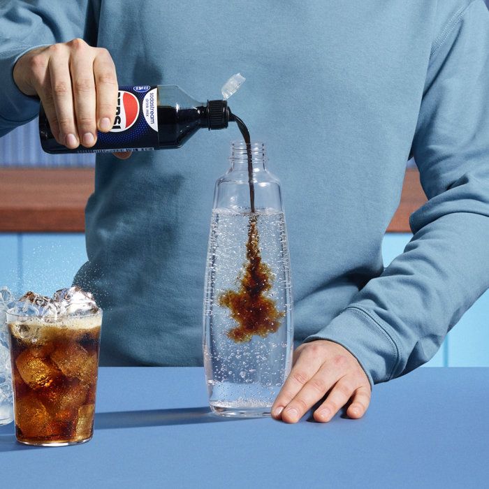SODASTREAM 3000090 - Glass carafe 1L compatible only DUO machine - Dishwasher resistant