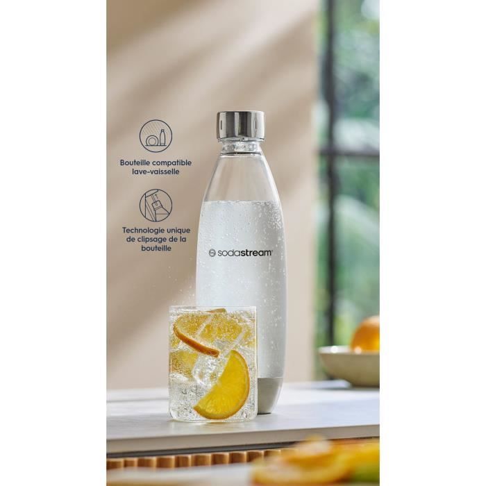 1L Fuse Metal Dishwasher Bottle - SODASTREAM