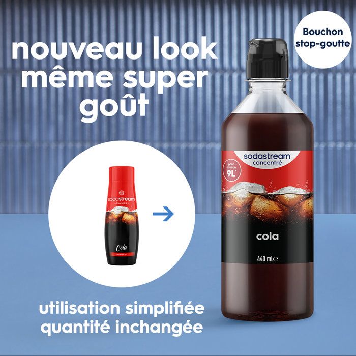 Sodastream - Pack of 6 COLA concentrates - 440ml