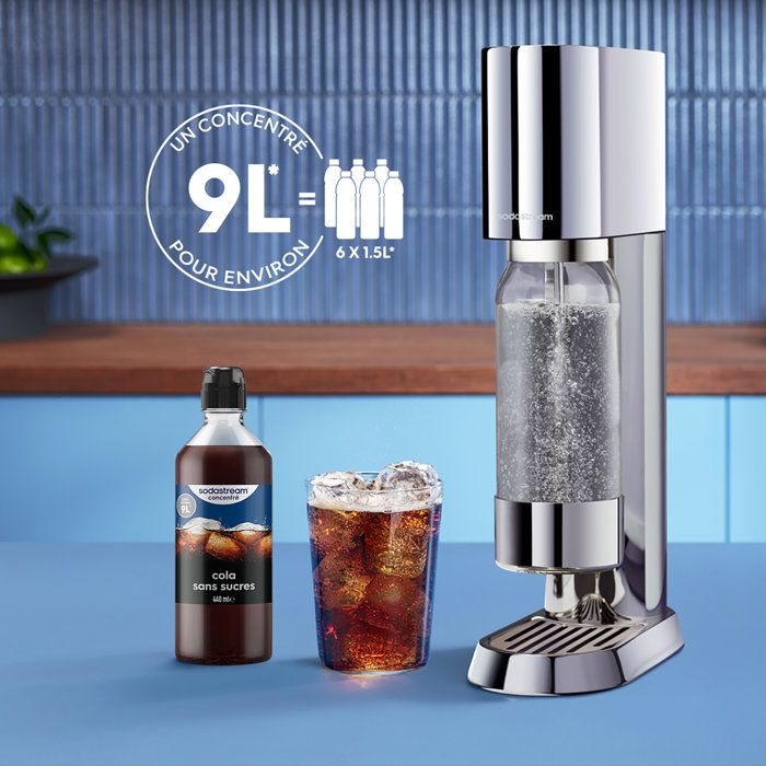 Sodastream - Set of 6 sugar-free COLA concentrates - 440ml