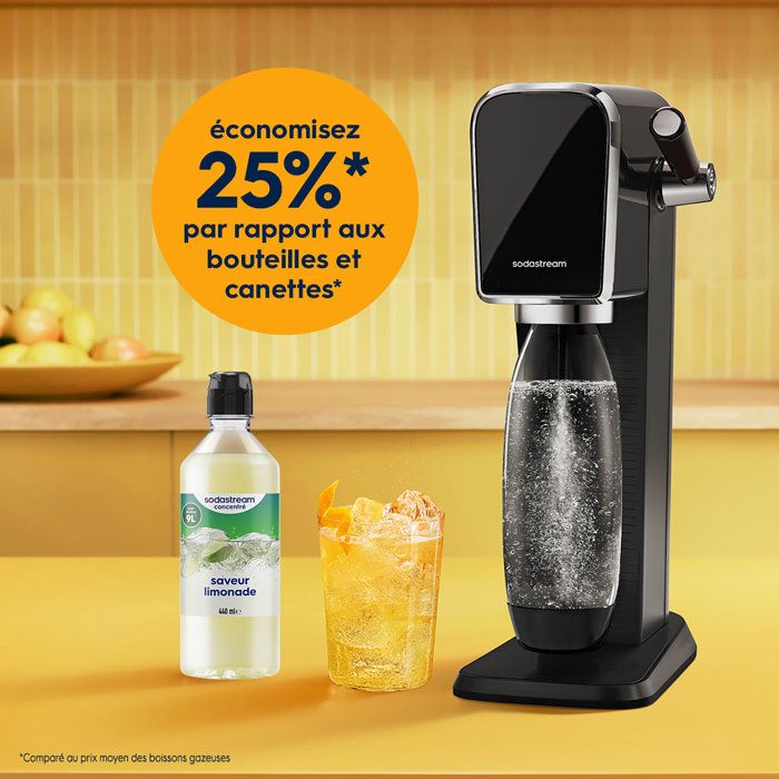 Sodastream - Pack of 6 LEMONADE Concentrates - 440ml