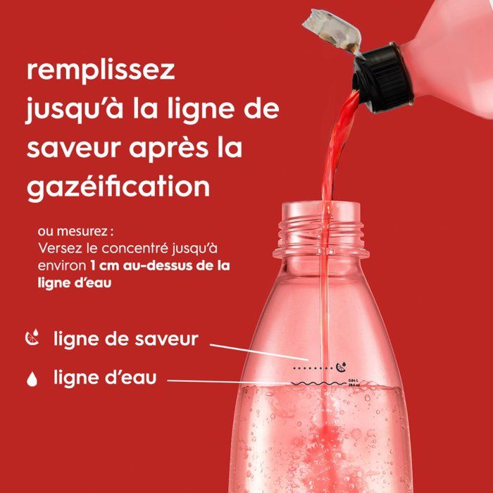 SODASTREAM Concentrates - Pack of 6 Sugar-Free Strawberry Concentrates - Up to 54L of Drinks - 440 ml