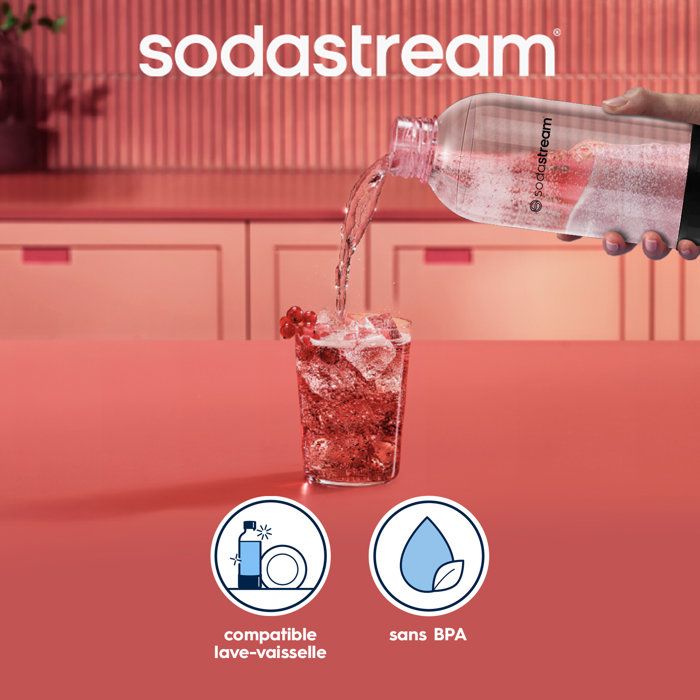 1L Classic Dishwasher Bottle - SODASTREAM