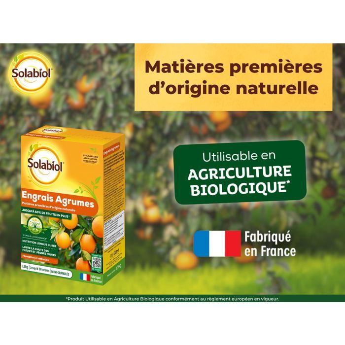 SOLABIOL SOAGY15 Citrus Fertilizer - 1.5 Kg
