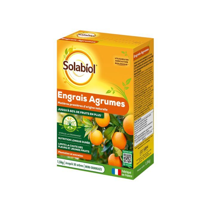SOLABIOL SOAGY15 Citrus Fertilizer - 1.5 Kg