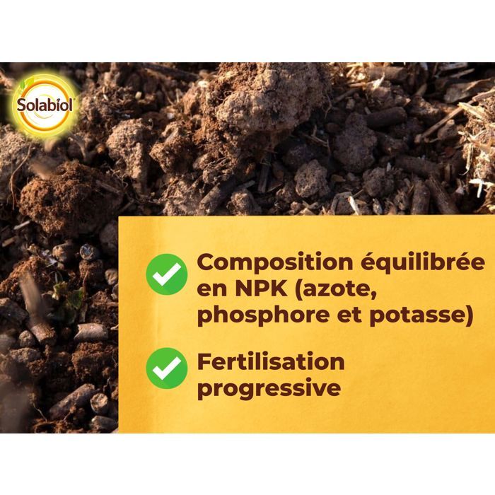 Solabiol solicomp1 Full liquid fertilizer 1L - Universal fertilizer | Usable in organic farming