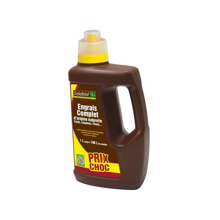 Solabiol solicomp1 Full liquid fertilizer 1L - Universal fertilizer | Usable in organic farming