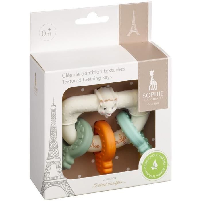 Textured teething keys - SOPHIE LA GIRAFE