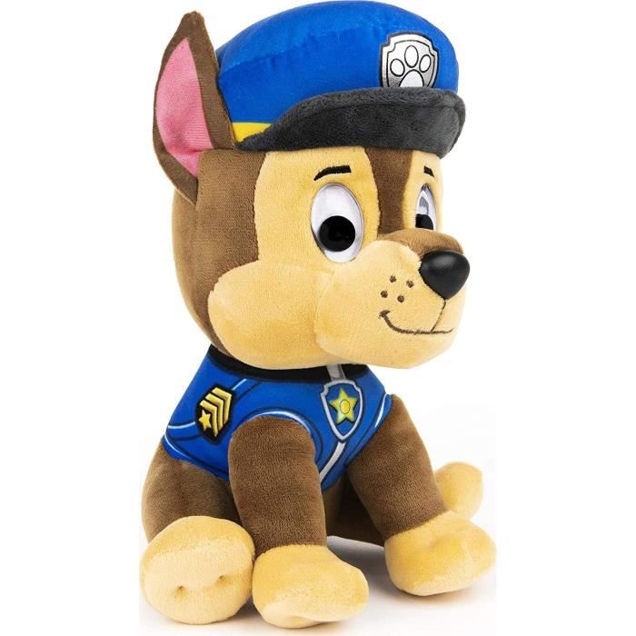 PAT PATROL - PLUSH 25 CM CHASE Paw Patrol Gund - 6058444 - soft and washable plush from 12 months