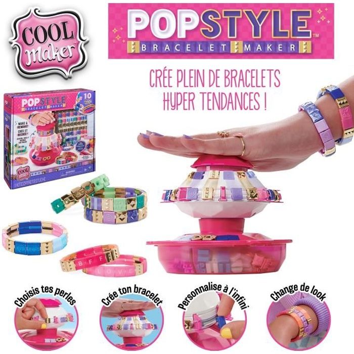 COOL MAKER - Pop Style Bracelet Maker - Up to 10 Bracelets