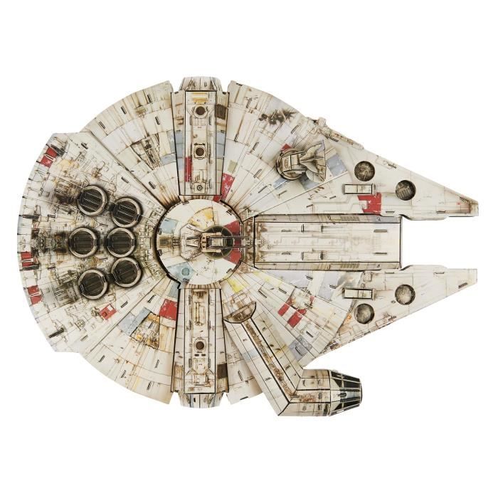 Star Wars - MILLENNIUM FALCON - 4D model to build - 48 cm