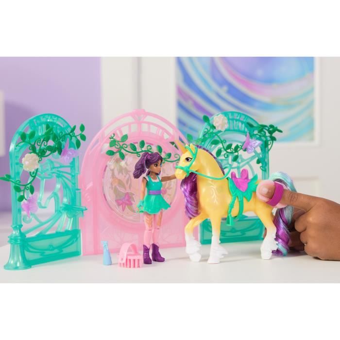 SPIN MASTER PLAYSET MINI DOLL AVA AND LEAF COLOR REVEAL Unicorn Academy