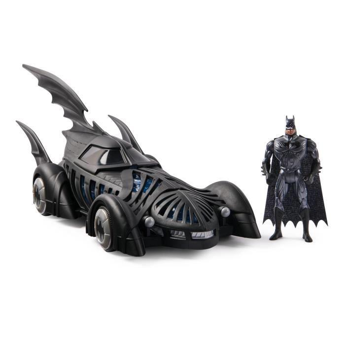 SPIN MASTER PACK BATMOBILE + BATMAN FOREVER FIGURINE DC Retro Collection