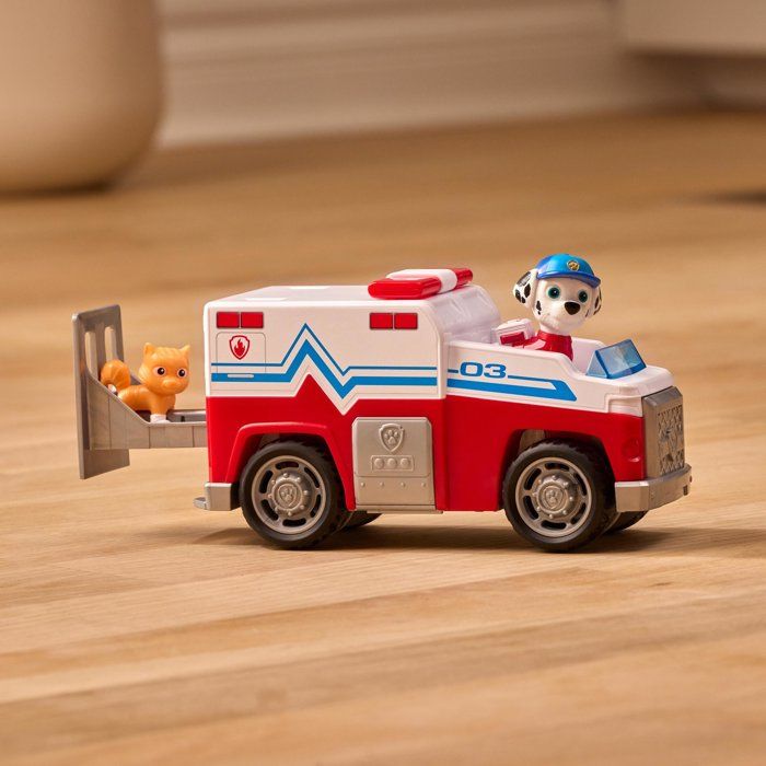 Véhicule et figurine - Marcus - Search & Rescue - La Pat'Patrouille