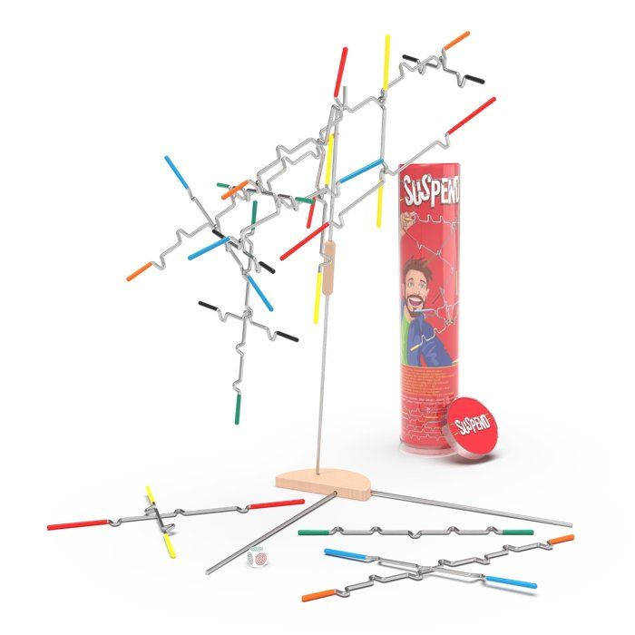 Suspend - Jeu d'Équilibre Familial - 24 Tiges Colorées - SPIN MASTER - A partir de 6 ans