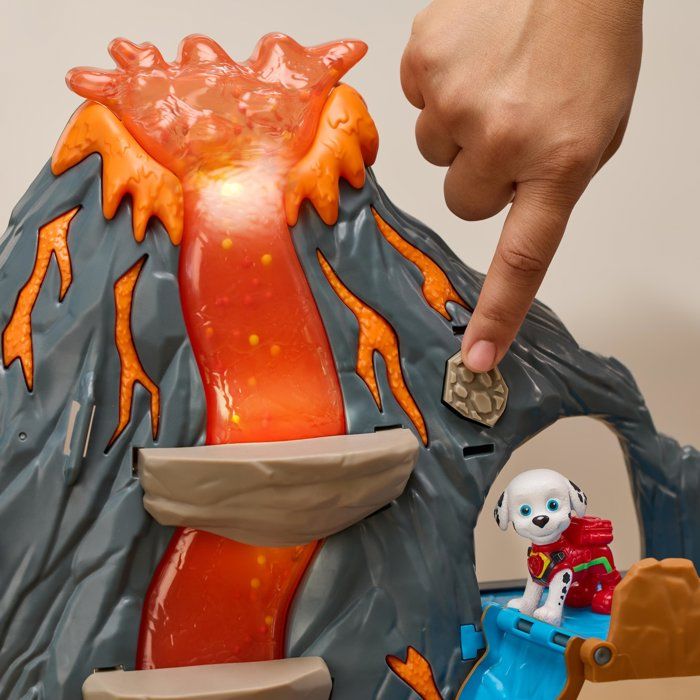 Super Lava Blast Volcano Playset - Paw Patrol: The Movie: Dino Mission - SPINMASTER - Ages 3 and up