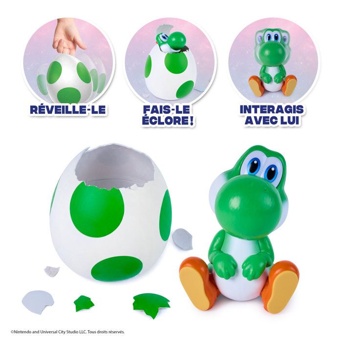 Yoshi Interactif A Faire Eclore - Hatchin'yoshi - SPINMASTER - A Partir De 4 Ans