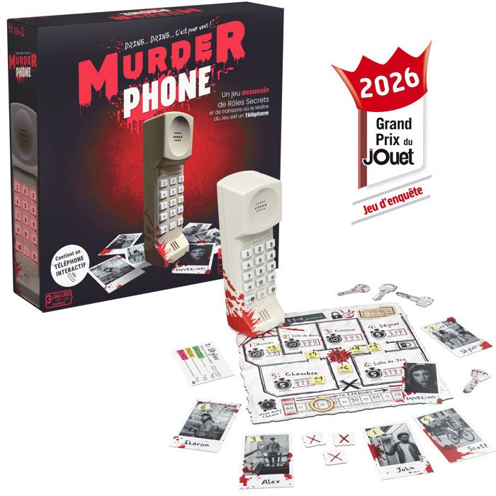 Murder Phone - SPINMASTER - Interactive Party Game - Ages 13 and up