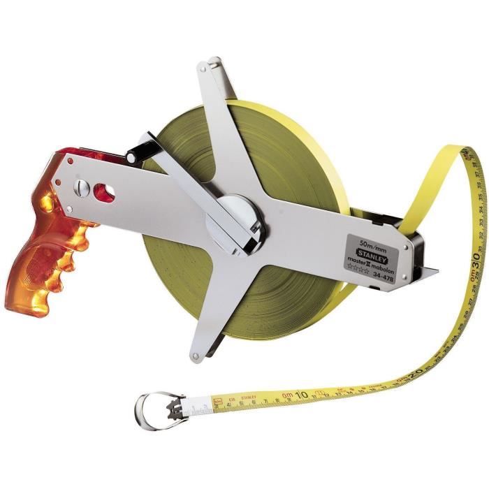 Measure - STANLEY - 1-34-478 - Long - 50 mx 12.7 mm - Steel Tape - Mabolon Master II