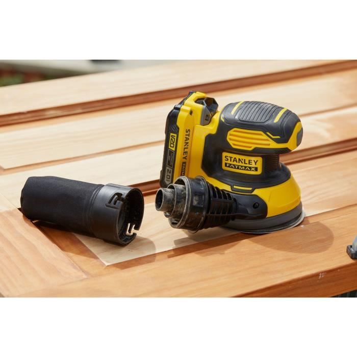 Eccentric Sander - STANLEY FATMAX V20 - SFMCW220B-XJ - Cordless - 18V