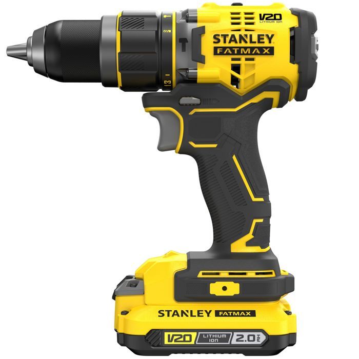 Stanley - V20 Impact drill driver 80 Nm BRUSHLESS - Lithium 18V - 2 4A batteries - SFMCD721M2K-QW
