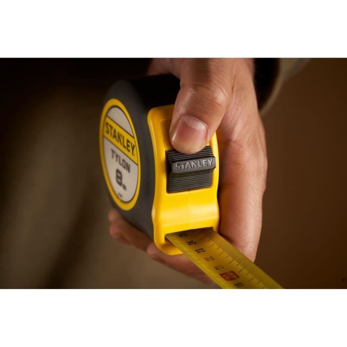 STANLEY Tape Measure 8m x 25mm Tylon