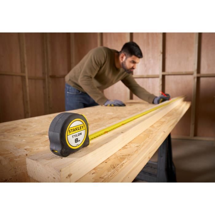 STANLEY Tape Measure 8m x 25mm Tylon