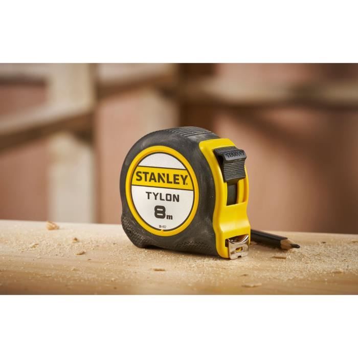 STANLEY Tape Measure 8m x 25mm Tylon