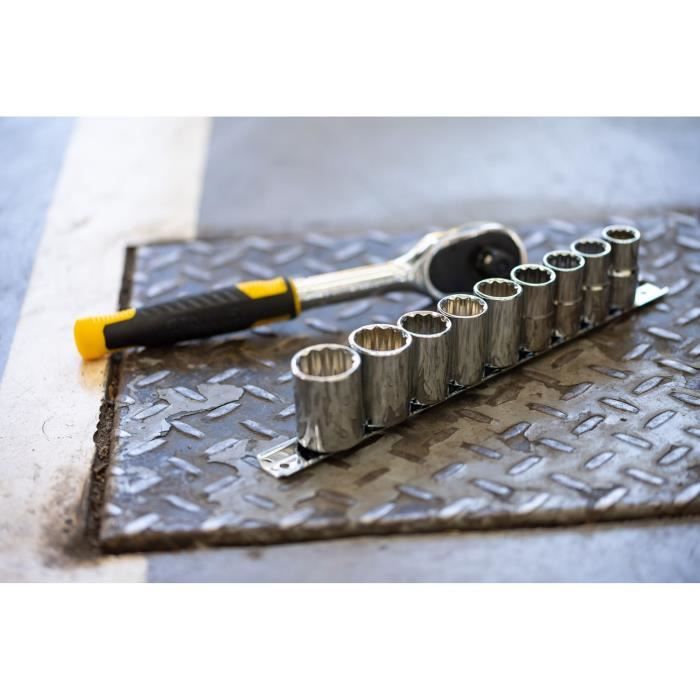 Click 72 Det 1/4 + 10 STANLEY sockets - STMT82666-0 - 11 -piece game