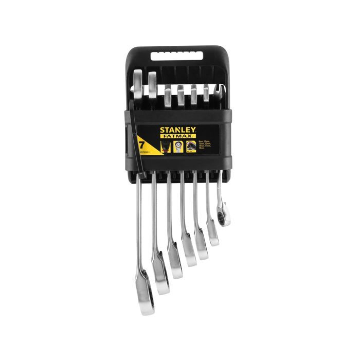STANLEY FATMAX REVERSIBLE RATCHET WRENCHES FATMAX - 7 PCS SET