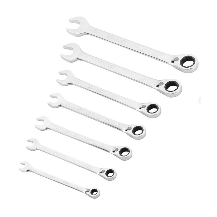 STANLEY FATMAX REVERSIBLE RATCHET WRENCHES FATMAX - 7 PCS SET